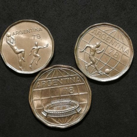 Monede Argentina: Lot 20, 50, 100 PESOS 1977-1978