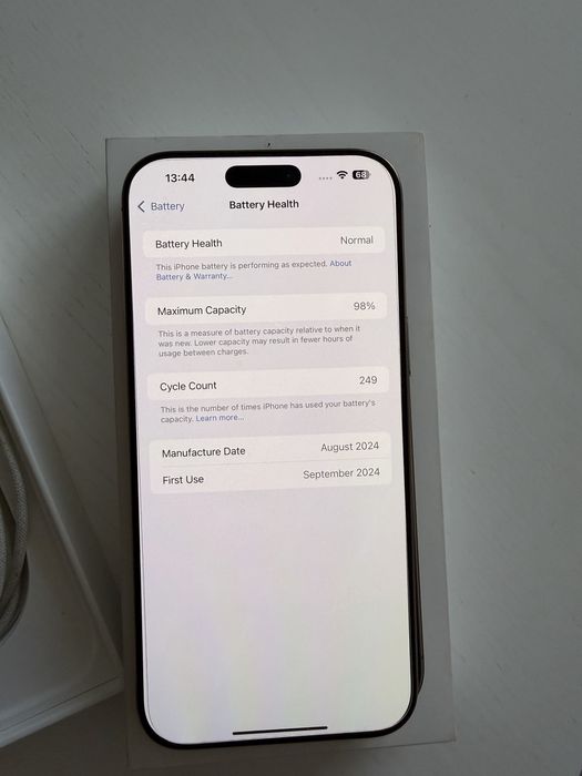 Iphone 16 Pro Max 256GB в отлично състояние