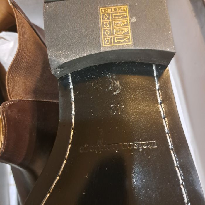 Maison Heritage мъ.жки кожени боти с кутия .