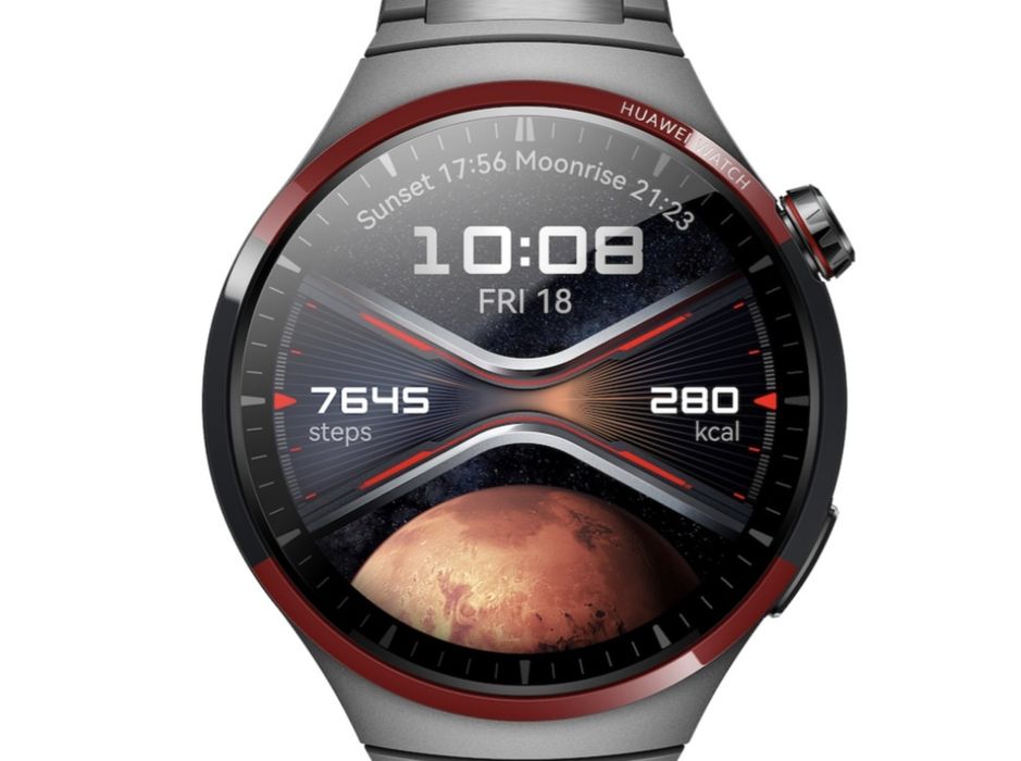 Ceas Huawei Watch 4 Pro, Space Edition Grey Aerospace- Titanium Case