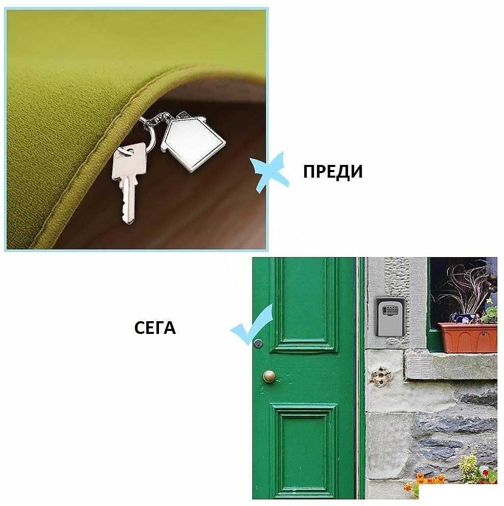 Mетална кутия за ключове, key lock box, сейф за ключове