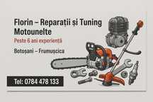 Reparații drujbe , motocoase și orice tip de motoare în 2T și 4T