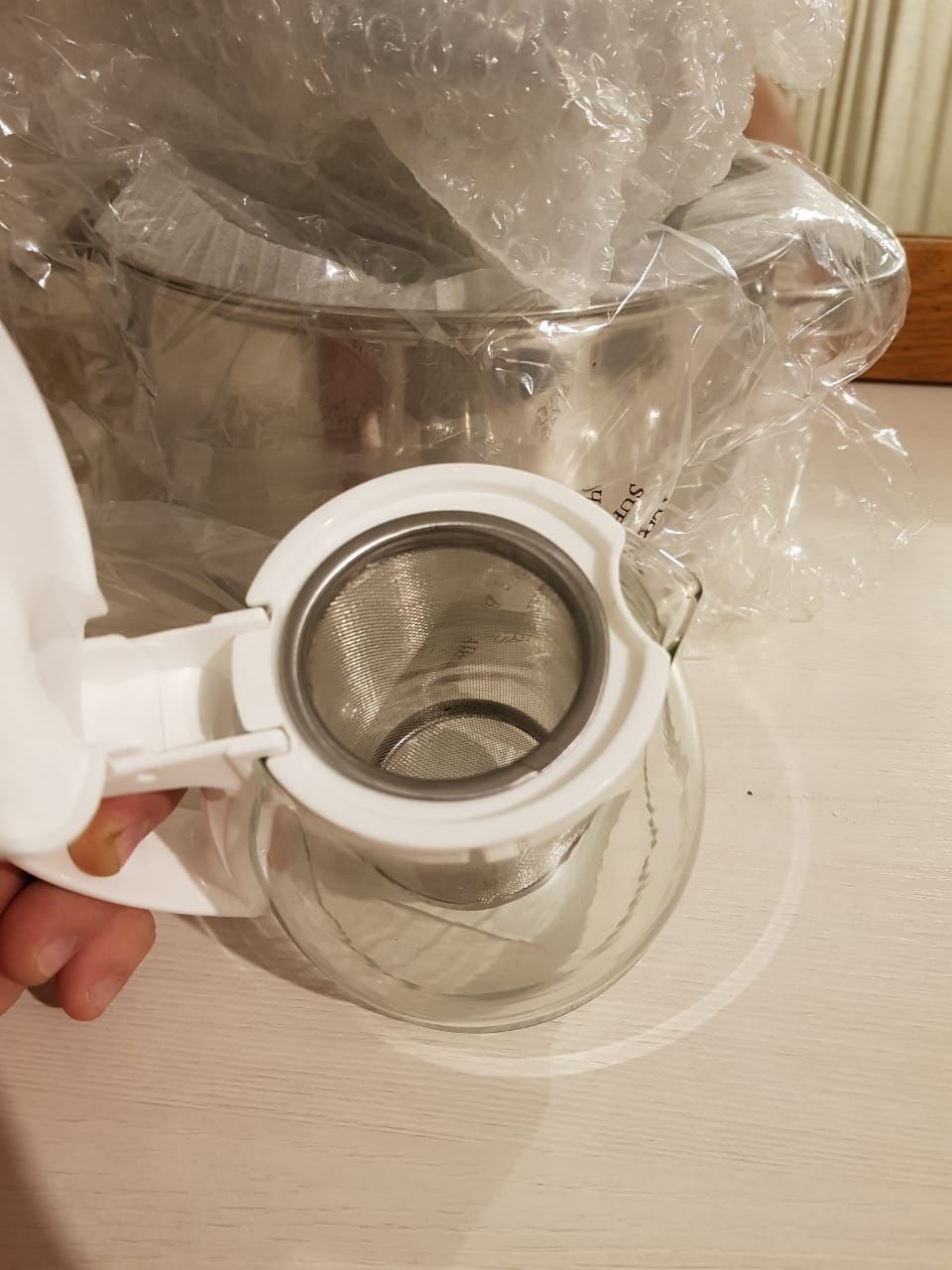 Заварочный чайник 0,7 литра, с фильтром