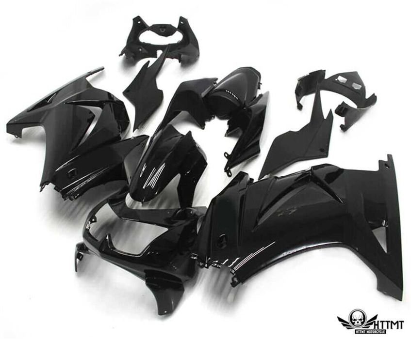 Motomag carene kawasaki ninja 250 r 2008 2012 negru verde