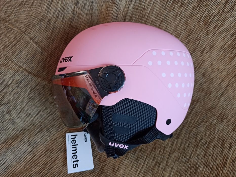 Casca schi ski Uvex Rocket junior Pink confetti. (NOUĂ)