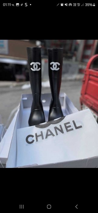 Обувки channel prrada hermess dioor