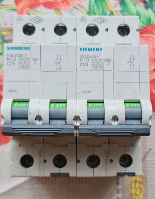 Schneider 80A VIGI 300mA, Schneider 4p 25A, Eaton  4p 25A