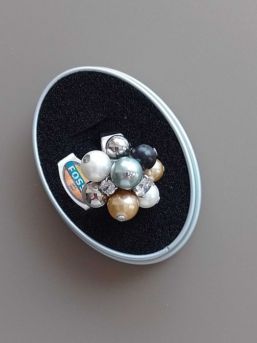 Fossil  vintage пръстен от стомана