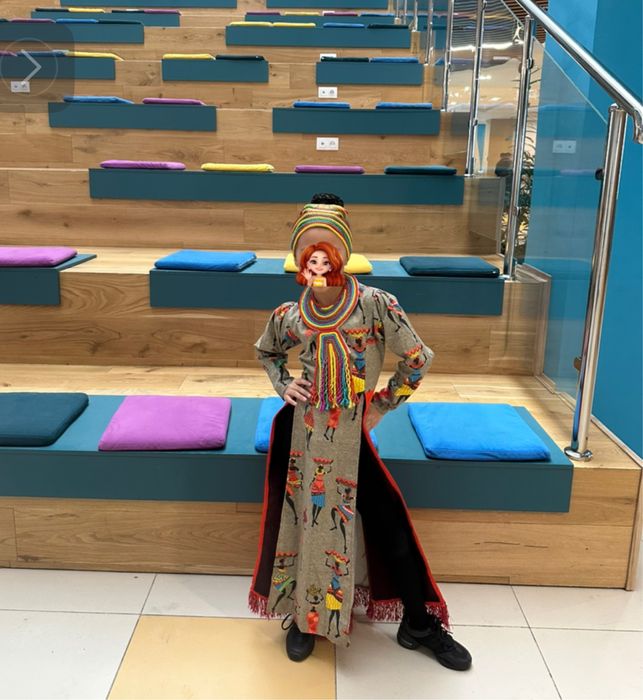 Костюм замбезий для танца или на новый год