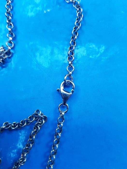 48 Lant argint 925 italy cu pandantiv carnelian natural