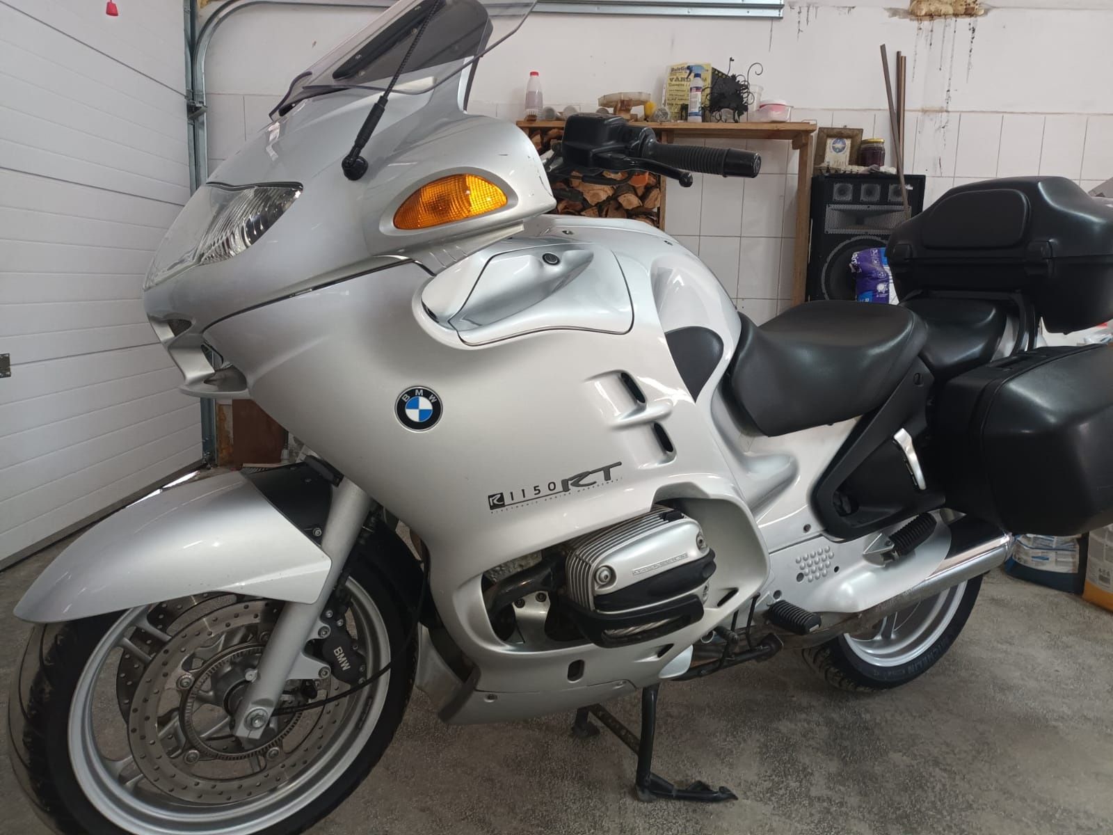 BMW R 1150 RT, ABS Radio,suport valize 65000Km din Germania