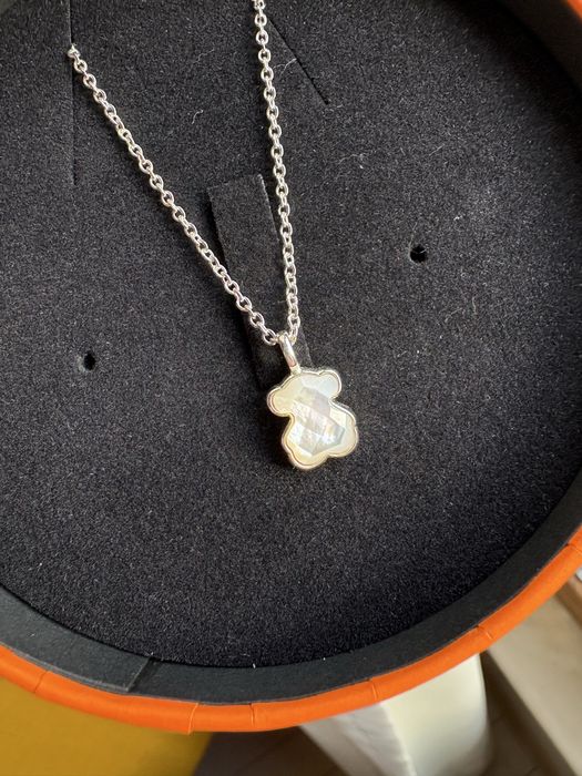 Колие Tous с бял седеф, ново