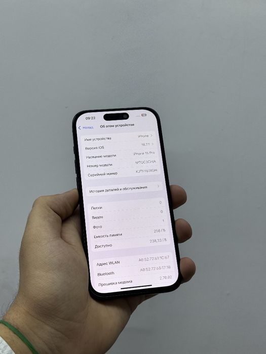 Iphone 15 Pro 256 Gb