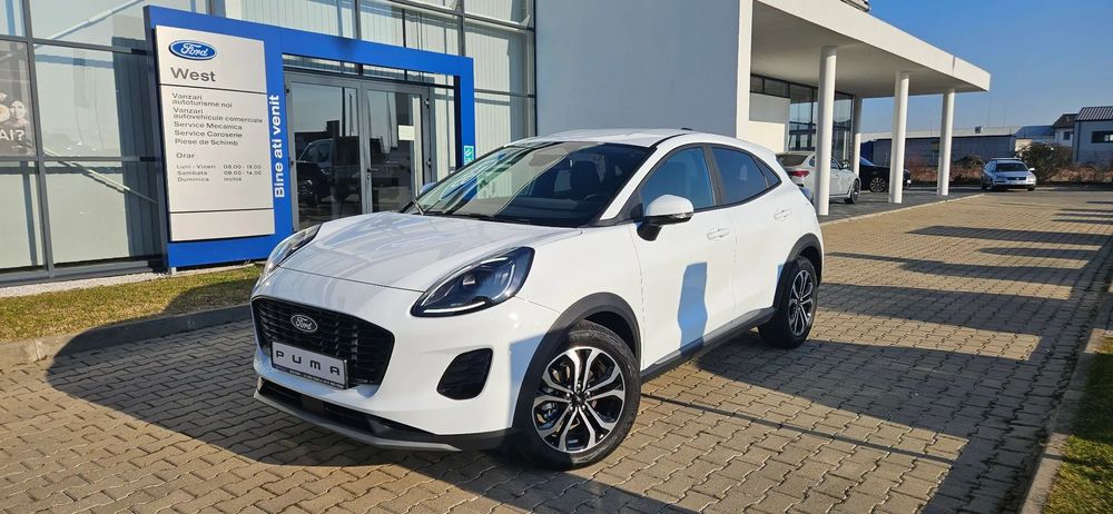 Ford Puma Ford Puma MCA 5 usi Titanium 1.0l mHEV 125 CP M6 Frozen White