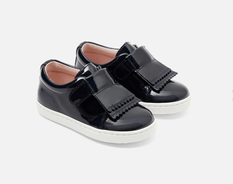 Sneakers in patent leather, Jacadi Paris, marime 26, NOU