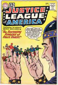 Justice League America #10 DC 1962 Superman Batman Felix Faust 1st