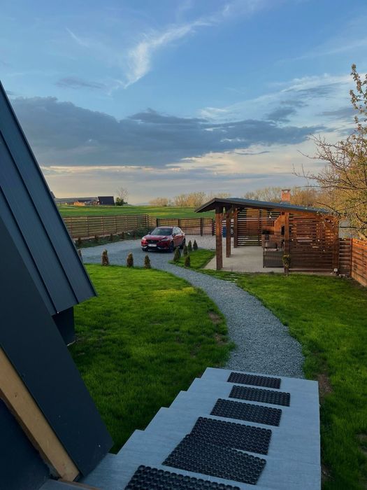 Cabana de inchiriat #BellaVista Chalet #A frame ,piscina,sauna