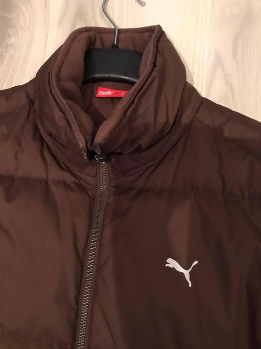 Geaca dama, interior puf, PUMA, mărime S, stare foarte buna, maro