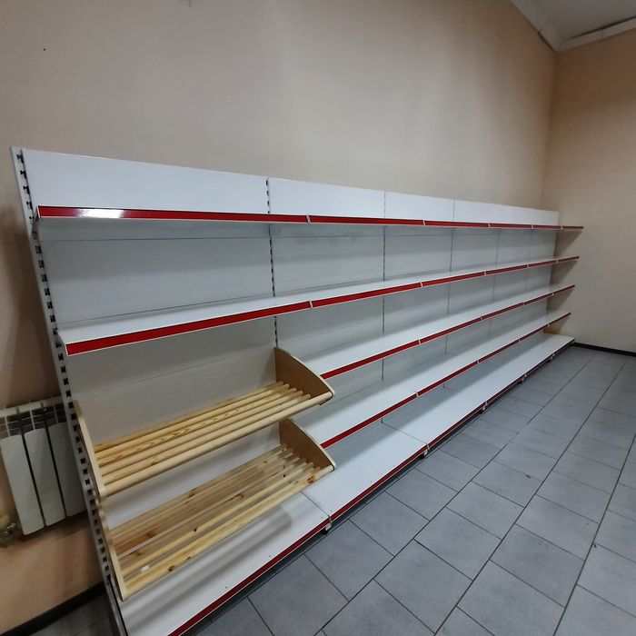 Полки металлические стеллажи для магазина всегда в наличии