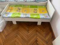Детская кровать на 2-4 года с матрасиком