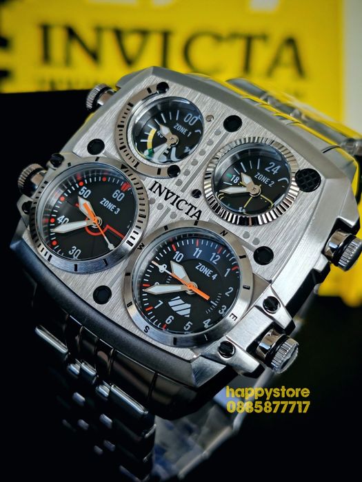 INVICTA Zulu Silver 54 mm, Инвикта нов ръчен часовник