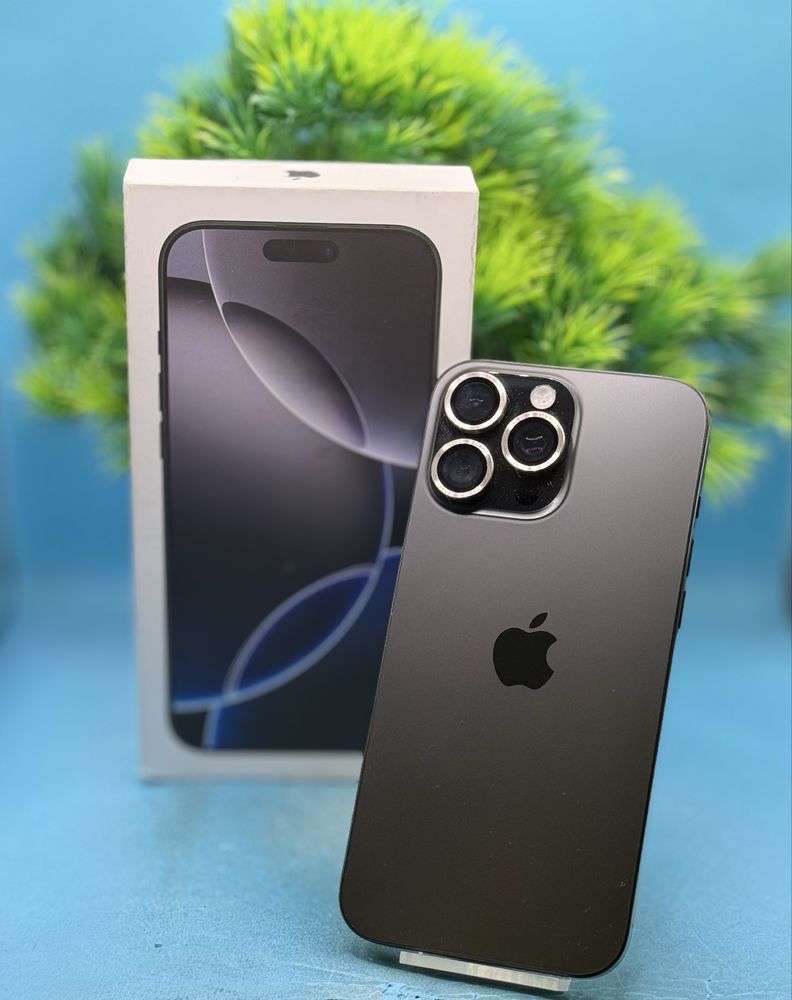 ГАРАНЦИОНЕН!!! Apple iPhone 16 Pro Max, 256GB, 5G, Black Titanium