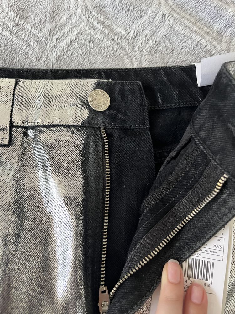 Fusta lunga mango xxs metalica