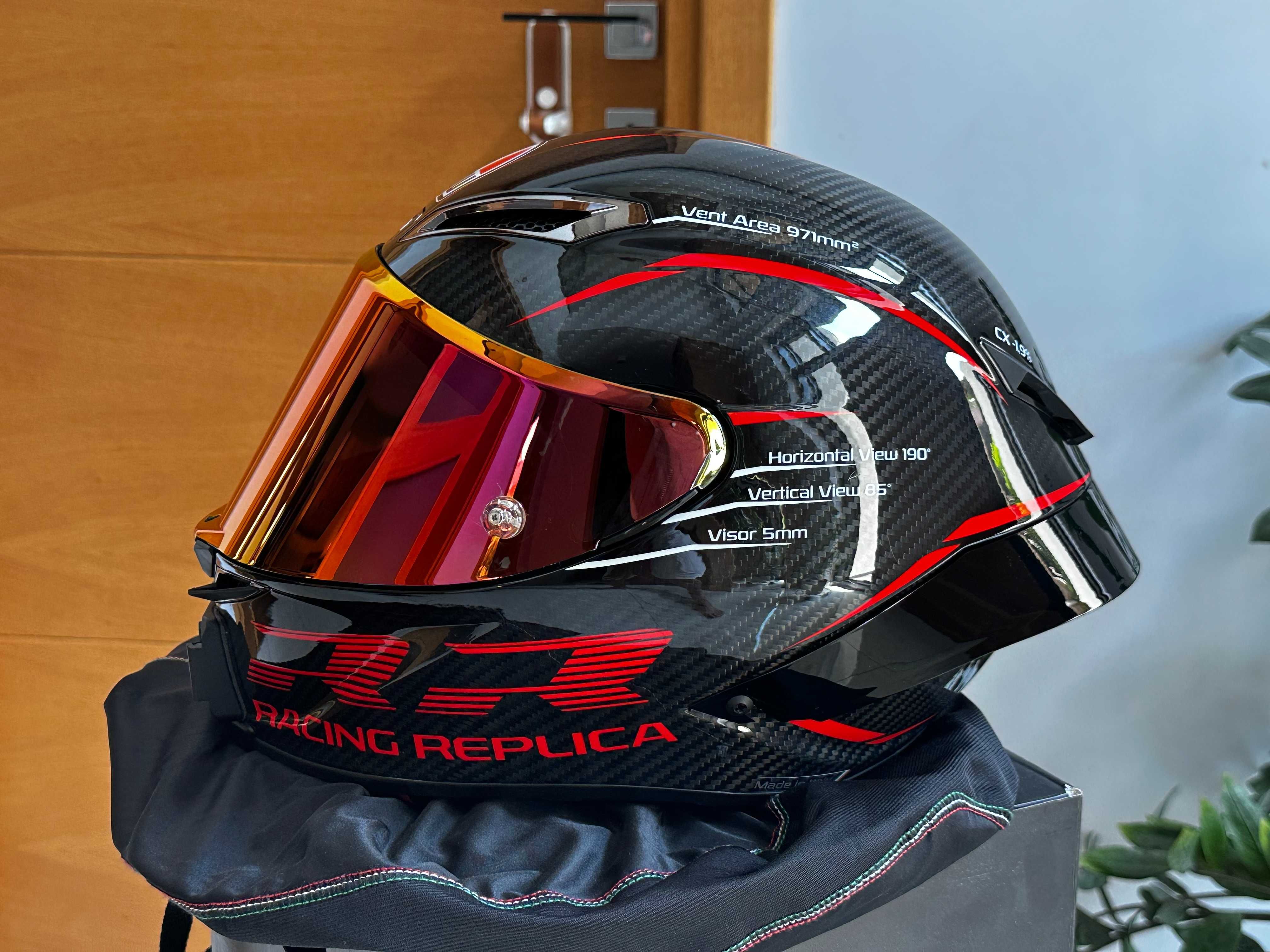 каска шлем за мотор писта AGV Pista GP RR Carbon размер L