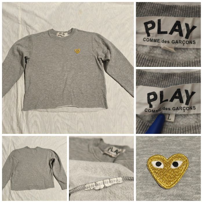 Bluza PLAY COMME des GARÇONS Heart dama mărime L fete lady hanorac tri