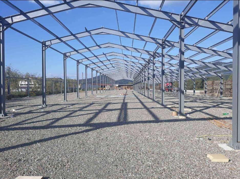 Vand hale metalice fără avans trimit în toată țara
