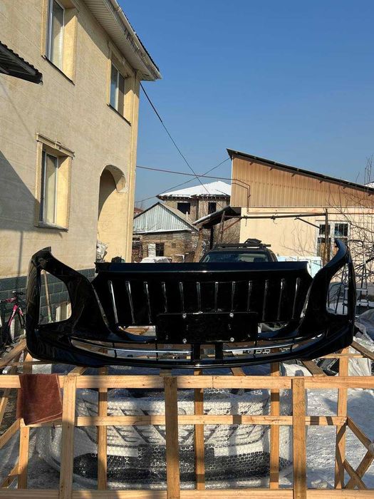 Передний бампер в сборе черный цвет Хончи E-QM 5 2023