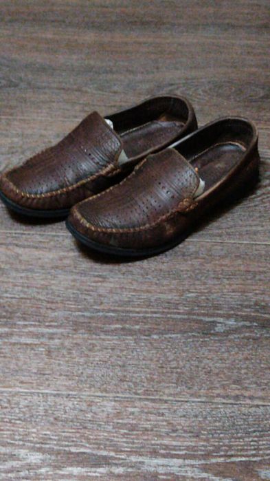 Подростковые кожаные туфли