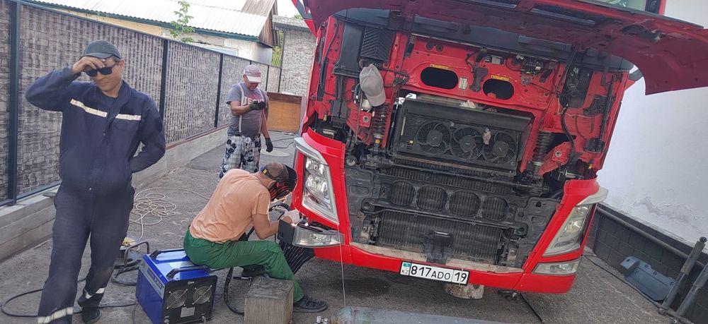 Сварка аргоном спец техники и грузовых автомобилей