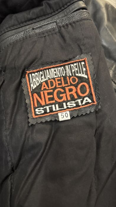 Мото яке от естествена кожа