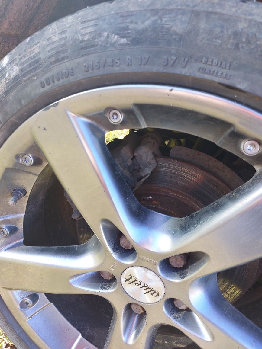 Vând jante aluminiu  Aluet 4buc 215/45 R17