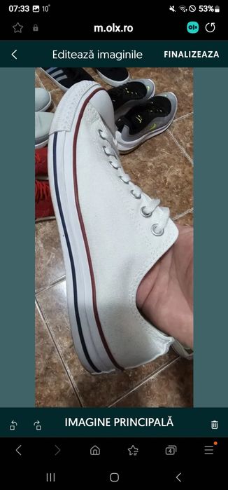 Tenesi Converse low albi 43