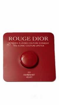 Червило Dior - Rouge Dior, 777 Fahrenheit Velvet, мостра 0,3 гр