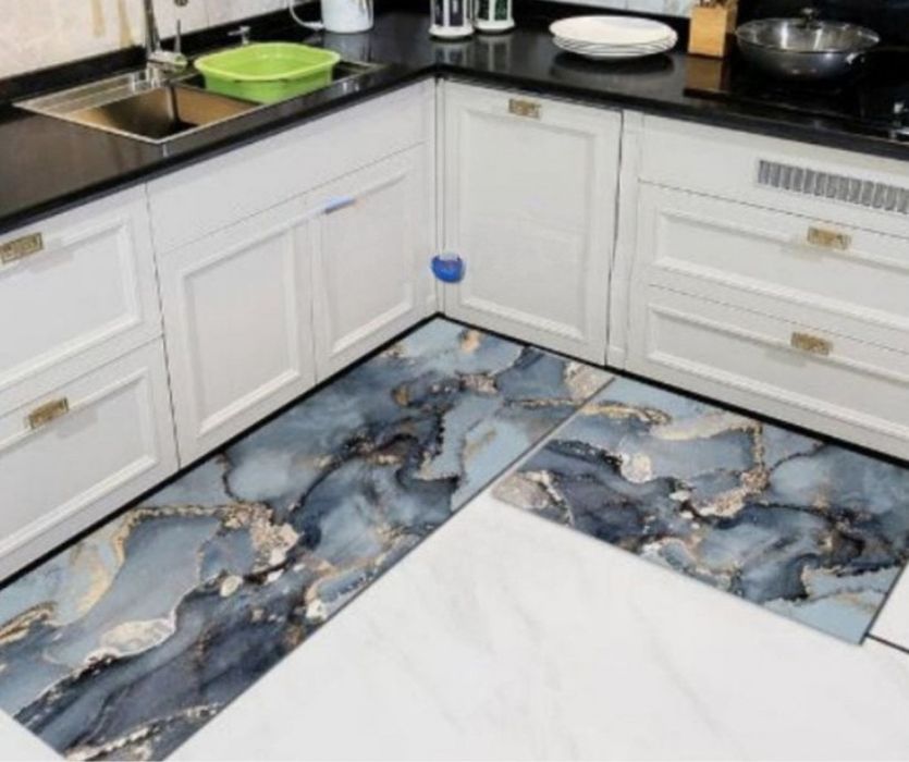 Водоустойчиви и противоплъзгащи килими за кухня 2 броя