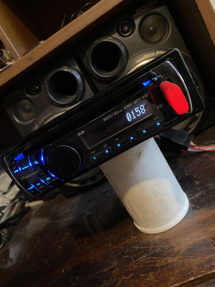 PIONEER DEH-4200SD - Качествен Модел - USB CD плеър сд радио за кола