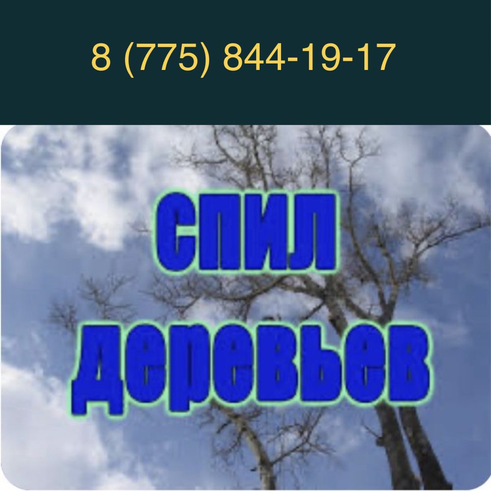 СПИЛ ДЕРЕВЬЕВ, Спилить, Обрезка, Срез, Услуги арбариста, дровосека