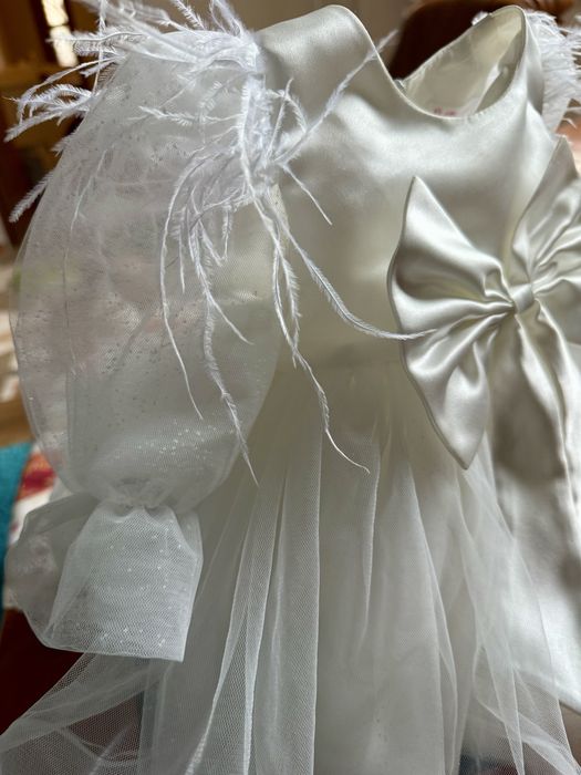Rochie fetita Juveline Petite Coquette - botez - marime : 74