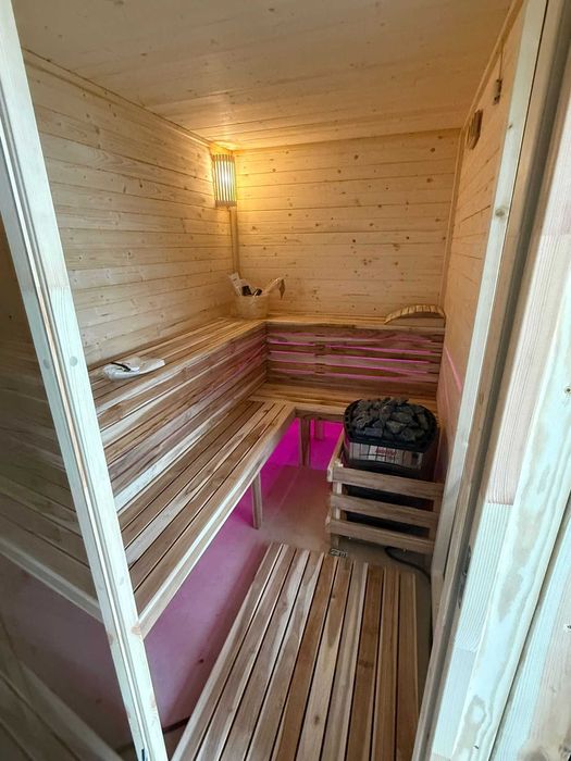 Sauna din lemn masiv