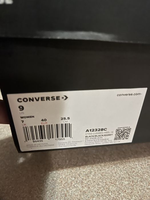 Дамски високи обувки converse