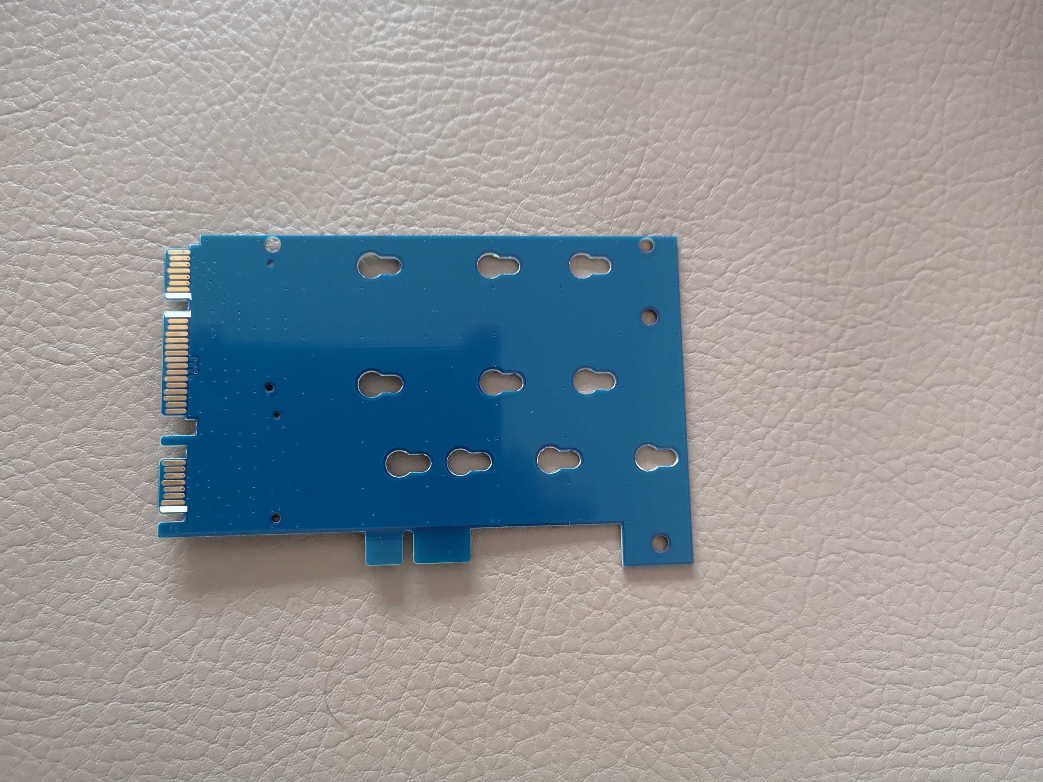 Adaptor SSD M.2 NGFF Cheie B Si M La SATA 7pin Suport PCI x1