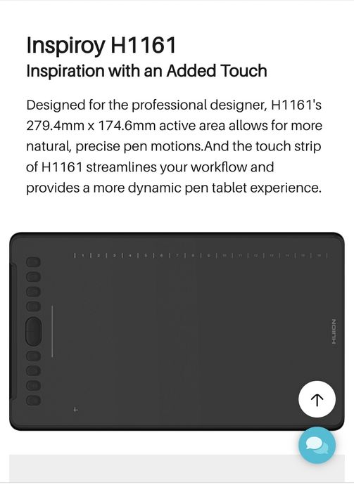 Huion Inspiroy creative pen tablet H1161