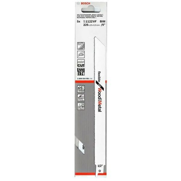 Set panze fierastrau sabie. Bosch S 1122 VF