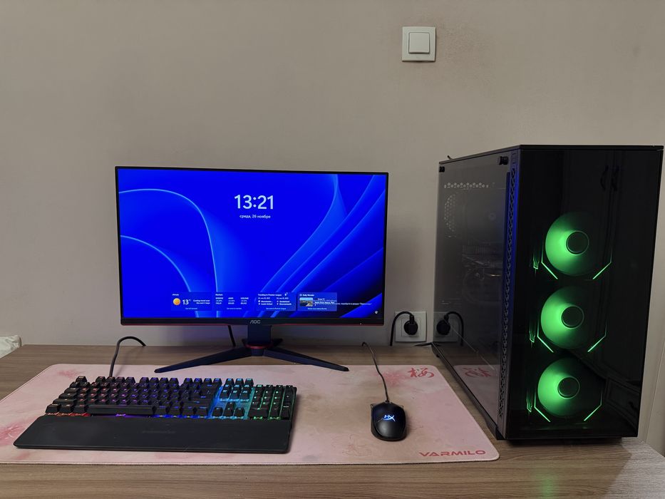 Продам игровой пк с монитором