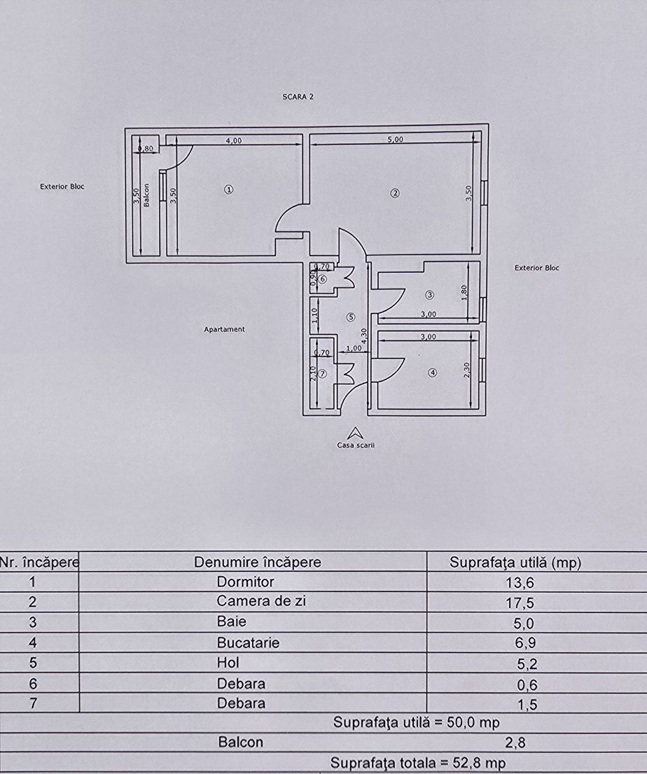Vând apartament Moinesti