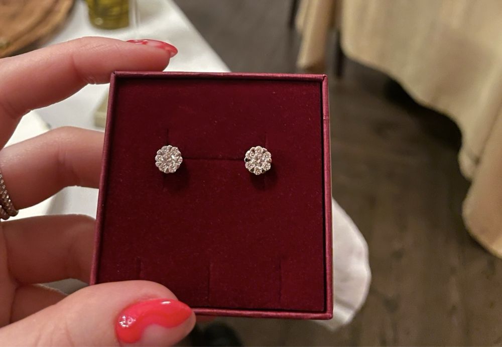 бриллиантовые пуссеты