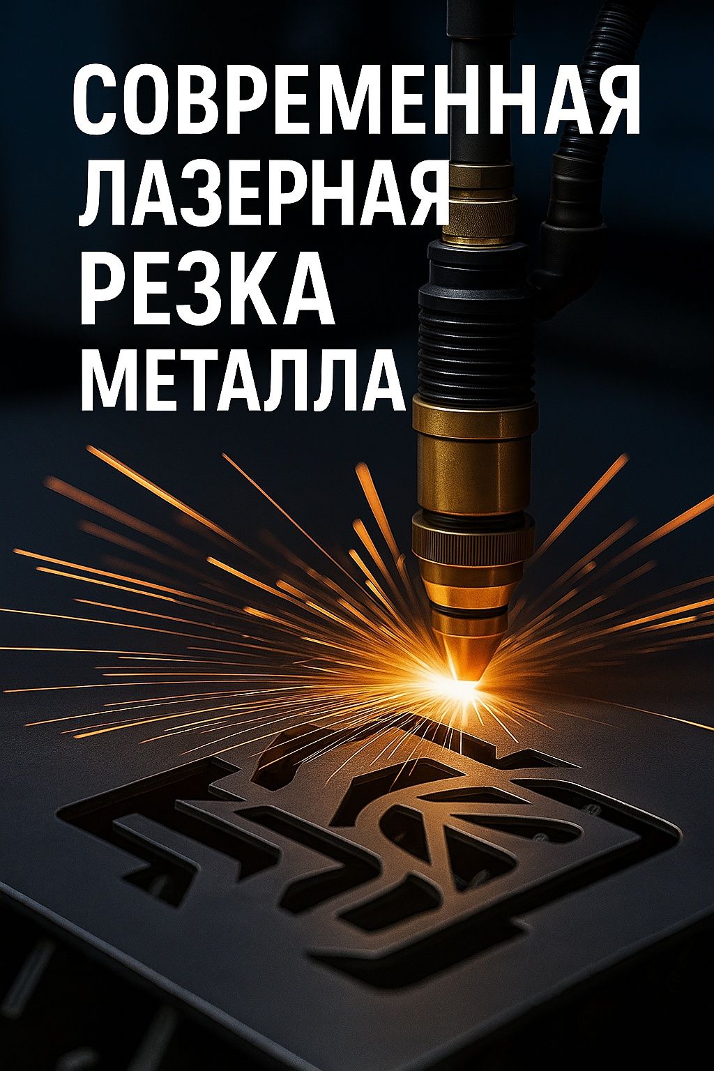 Современная лазерная резка металла - детали для рекламы и производства